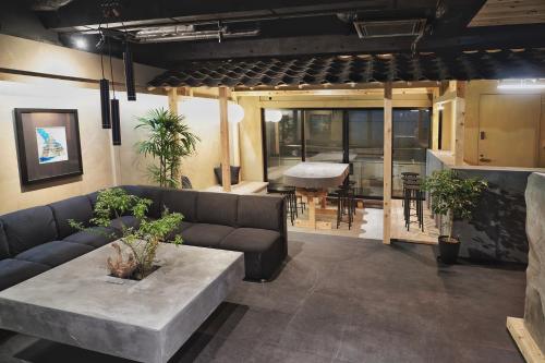 Shared lounge/TV area, MATSUMOTO CASTLE hostel in Matsumoto