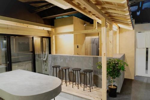 Shared lounge/TV area, MATSUMOTO CASTLE hostel in Matsumoto