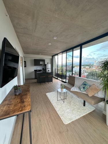 Loft moderno con vista panorámica – khách sạn tại Pavas