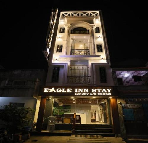 A szálláshely kívülről, Eagle Inn in Kanchipuram