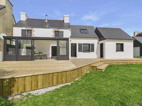 Plage à 300 m, maison pour 7, jardin et véranda - Location saisonnière - Plouguerneau