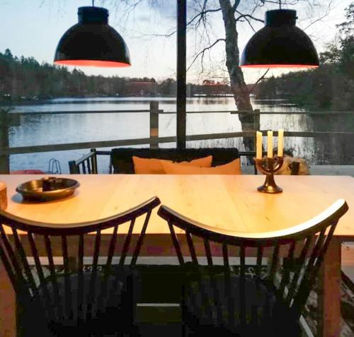 Viesnīcas āriene, Architect House With Private Dock At Immeln in Immeln