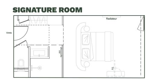 1 queen bed