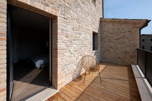 Balkons/terase, Agriturismo Il Borghetto in Montedinove