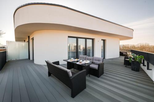 陽台/露台, Baltic Waves Resort by PI Apartments - Official Operator in 緬濟茲德羅耶