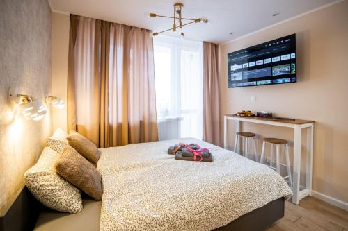 Exterior view of Super Central Modern Studio #Palace View #55''Smart TV #Fast Wi-Fi #Metro