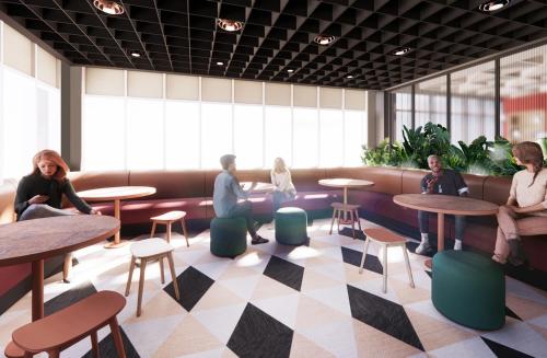 Shared lounge/TV area, MEININGER Hotel Edinburgh Haymarket in Edinburgh