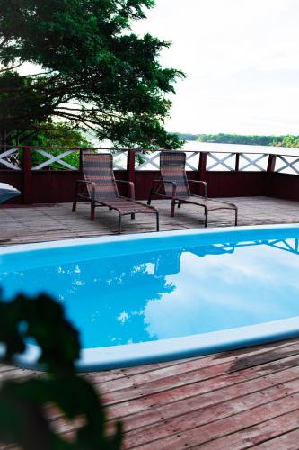 Peldbaseins, Vista do Lago Jungle Lodge in Cajual