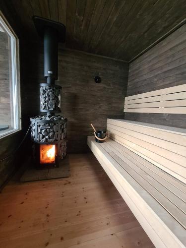 Sauna, Exclusive Arctic Hideaway in Kåbdalis