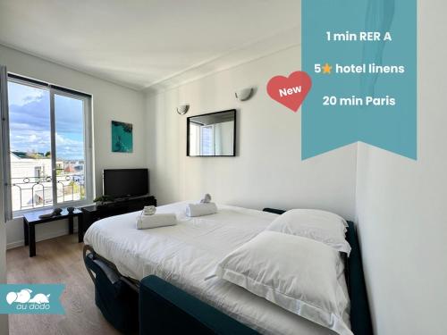 1 min Gare RER A - 20min Paris - Joli studio neuf in Maisons-Laffitte