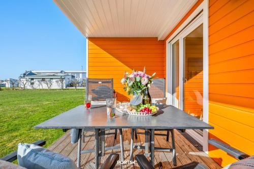 Balcony/terrace, Ferienwohnung Knuts Koje Olpenitz in Olpenitz