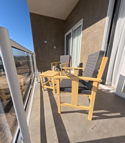 Balkons/terase, Departamento Orca con Vista al Mar, Starlink-1BD, 2do piso in El Sargento