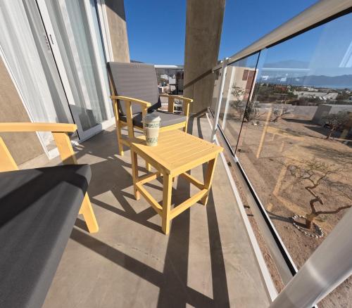 Balkons/terase, Departamento Orca con Vista al Mar, Starlink-1BD, 2do piso in El Sargento