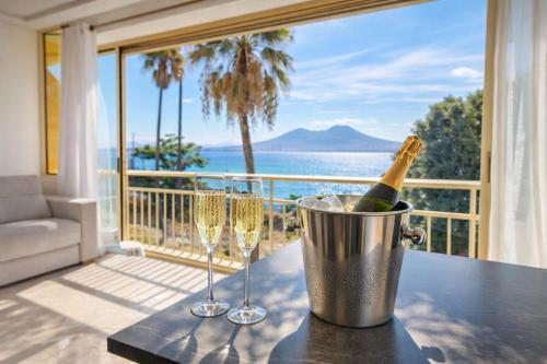 Luxury Apartment with Sea View and Private Beach Access