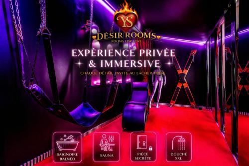 Love Room La Crypte du Désir - Sauna - Spa - Piece Secrète by DESIR ROOMS - Location saisonnière - Haguenau