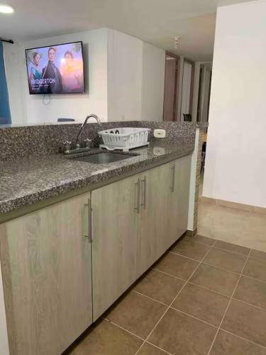 Comodo Apto 2Hab con Piscina, Gym y Balcón (Comodo Apto 2Hab con Piscina, Gym y Balcon) in Floridablanca