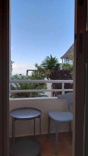 陽台/露台, Deluxe Double Suite with Private Oceanfront Feel in 維亞斯德索爾