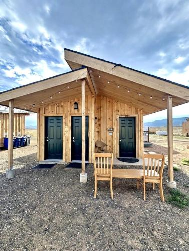 Secluded Sustainable Bell Tent Retreat with Private Decks Near Monticello, Utah in La Sal (UT)