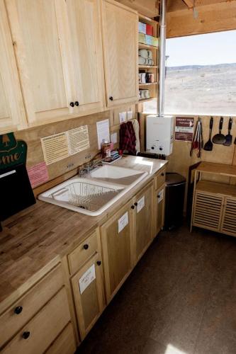 Secluded Sustainable Bell Tent Retreat with Private Decks Near Monticello, Utah in La Sal (UT)