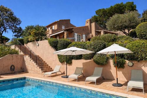 Villa avec vue sur le Golfe de St Tropez