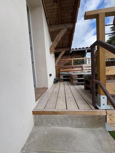 l'atelier sous les toits terrasse parking