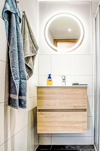 浴室, Chalet Gustrower Chaussee by Interhome in 克拉科夫 安 湖