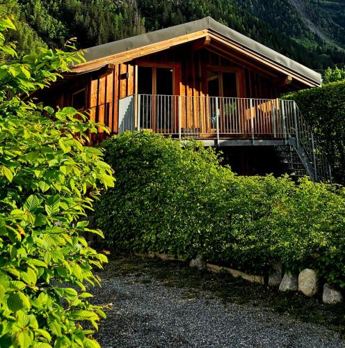 Le Chalet d'Alice Vue MontBlanc in Les Praz d'en Bas