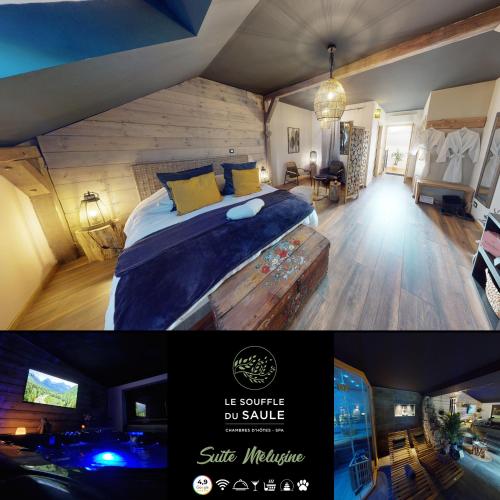 La Suite Mélusine - Le Souffle du Saule - SPA chambre d'hôte Buhl-Lorraine