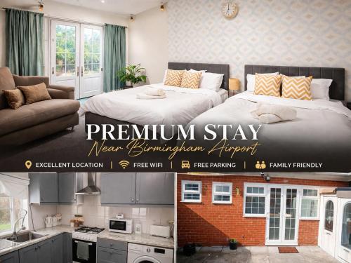 RS Prime Inn Birmingham - Premium Private Rooms & 2 Double Beds Apartment With Bathroom & Kitchen, F - Whitacre Heath
