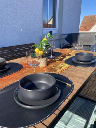 Balcony/terrace, stayTNT-moderne 100qm Wohlfuhlwohnung in ruhiger Lage in Geislingen