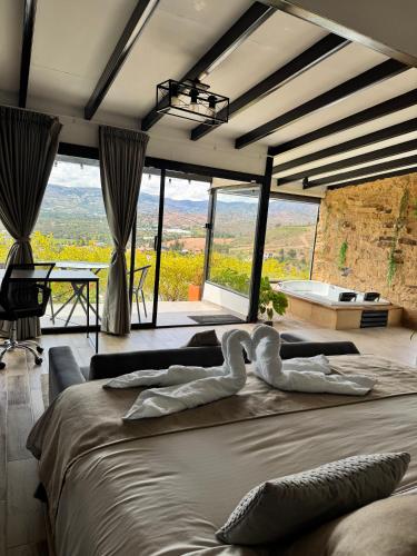 Glamping La Luna Mirador Jarana Villa de Leyva
