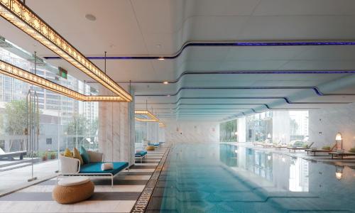 Swimming pool, Conrad Guangzhou in Tianhe District-Zhujiang New Town