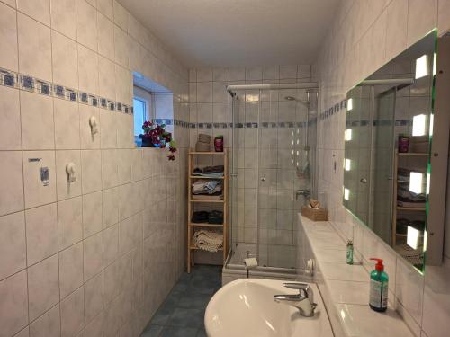 Bathroom, Ferienwohnung in Bad Schwalbach in Bad Schwalbach