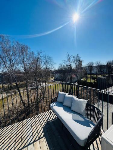 Balkons/terase, Apartamentai parke, prie upės - Šešupės terasos (Apartamentai parke, prie upes - Sesupes terasos) in Marijampole