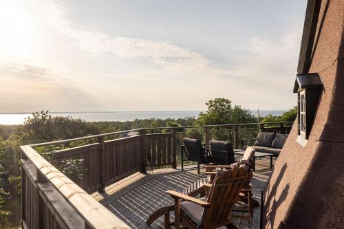Balcony/terrace, Windmill with the best sunset view in Borgholm