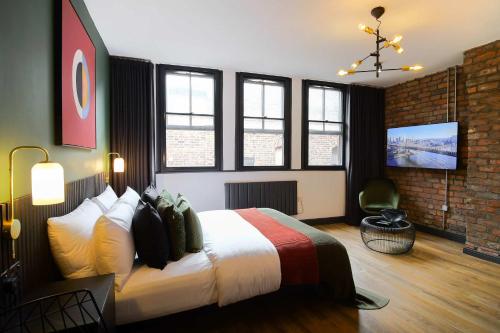 Stylish Northern Quarter Studio, Ideal for Leisure & Work Stays, Manchester