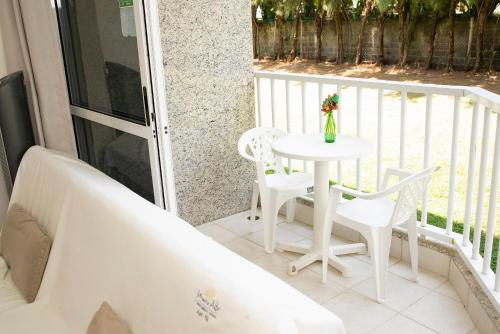 Balkon/teras, Pe na areia - verdadeiro paraiso em Muro Alto in Porto De Galinhas