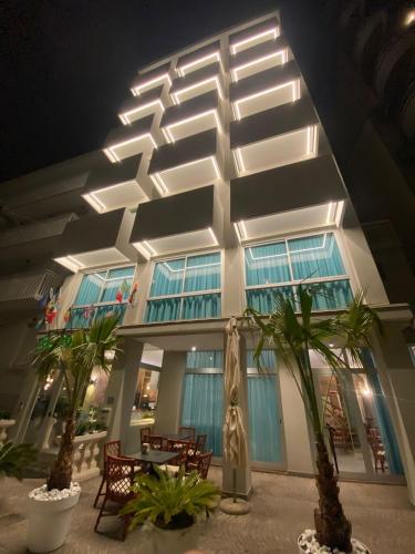 A szálláshely kívülről, Hotel Europa in Cattolica