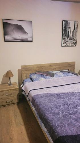 1 king bed, 1 bunk bed