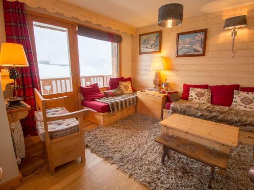 Appartement lumineux au centre de Méribel avec balcon et Wi-Fi