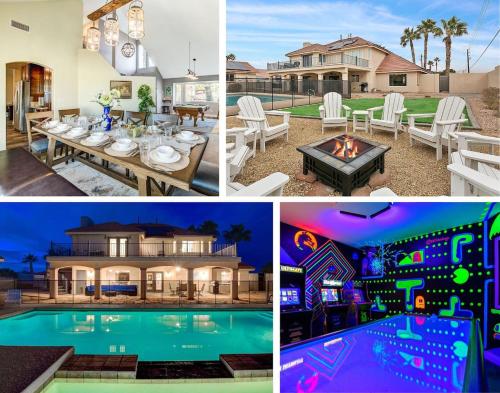 5BDRM Lux Estate- Heated Pool and Neon Arcade Room – khách sạn tại Henderson