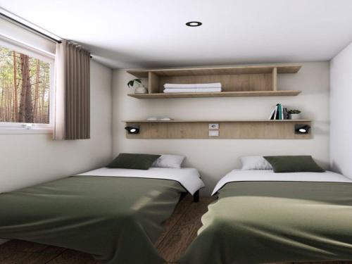 Mobil-home accueillant, animaux acceptés - 7 pers. - API-1-52-2597 (Mobil-home accueillant, animaux acceptes - 7 pers. - API-1-52-2597) in Plumeliau