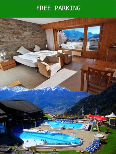 Centre Thermal - Studio SUD terrasse PIERRE in Ovronnaz, Schweiz