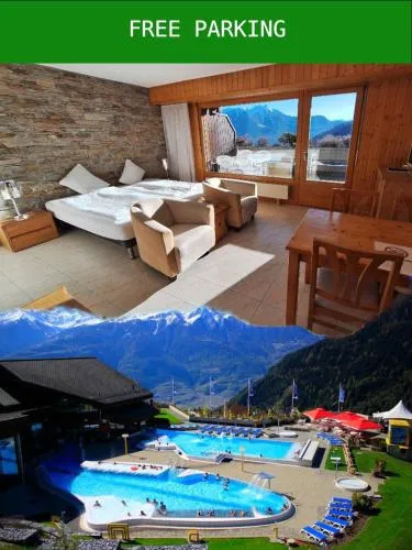 Centre Thermal - Studio SUD terrasse PIERRE in Ovronnaz, Schweiz