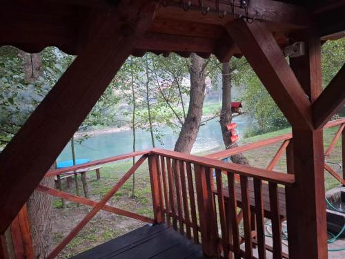 Balkons/terase, Happy Camp - Bungalov na Drini in Ustikolina