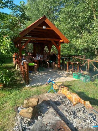 Balkons/terase, Happy Camp - Bungalov na Drini in Ustikolina