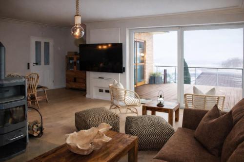Iekārtas, Haus mit Seeblick, Sauna & Grill-Lounge in Hohen Viecheln