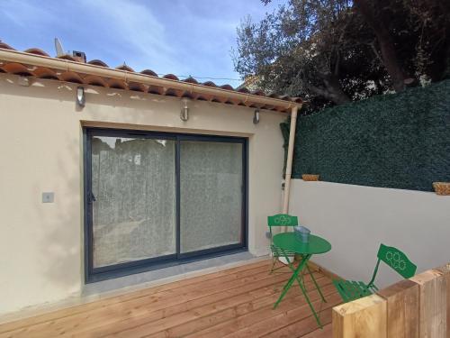 Erkély/terasz, Studio en Luberon in La Bastidonne