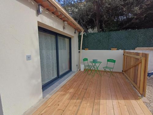 Erkély/terasz, Studio en Luberon in La Bastidonne