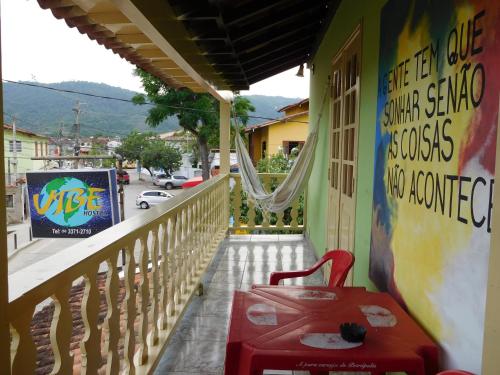 ระเบียง/ชานเรือน, Vibe Hostel Paraty in ศูนย์ประวัติศาสตร์พาราตี